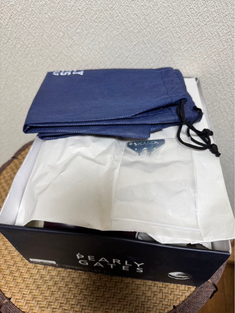 【1度のみ使用】23.5 PEARLY GATES ハイカットスニーカー 89