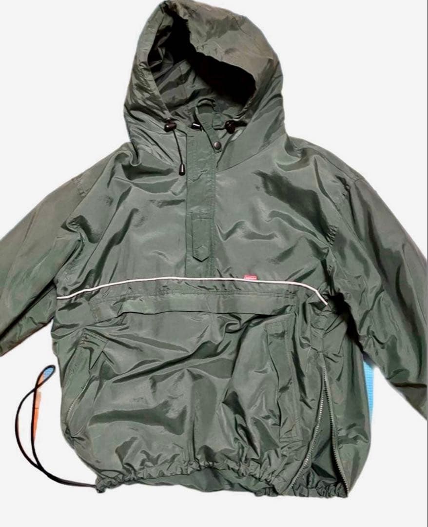 ジャケット・アウター Supreme half zip nylon pullover anorak L