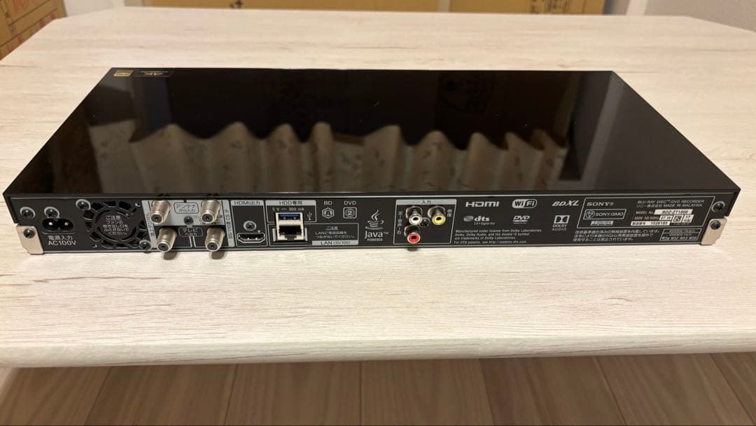 【即購入可】SONY BDZ-ZT1500 Blu-ray/DVDレコーダー