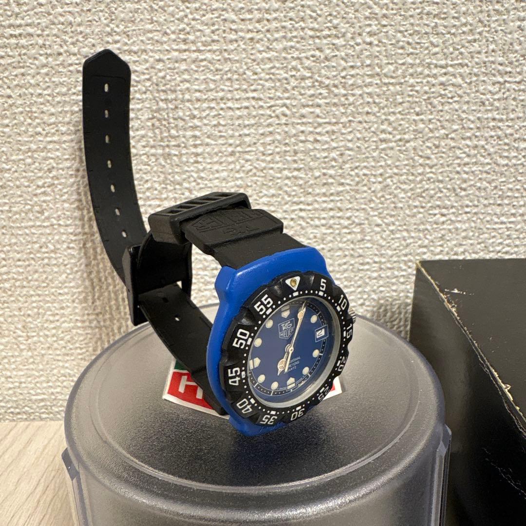 【希少カラー】TAG HEUER フォーミュラ1 青×黒 説明書付き