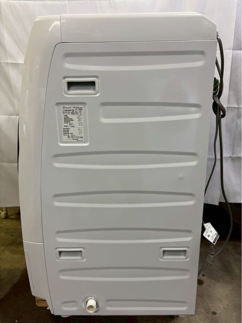 SHARPドラム式洗濯機 ES-S7F-WR 洗濯7kg乾燥3.5kg 2021