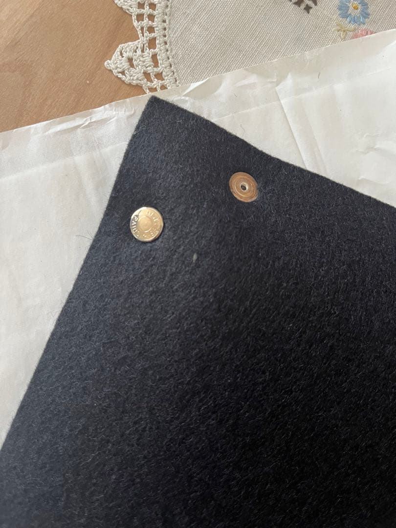 エルメス★ヴィドポッシュ フェルトトレイ アクセサリー ブラック 美品 箱有り