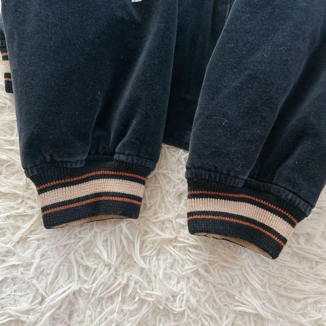 XLサイズ テッドマン　スカジャン　リバーシブル　ベロア　USA製　サテン　刺繍