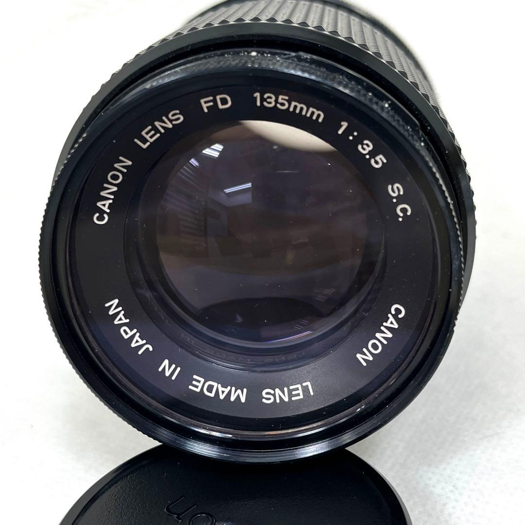 【専用ケース付】CANON LENS FD 135mm 1:3.5 S.C.