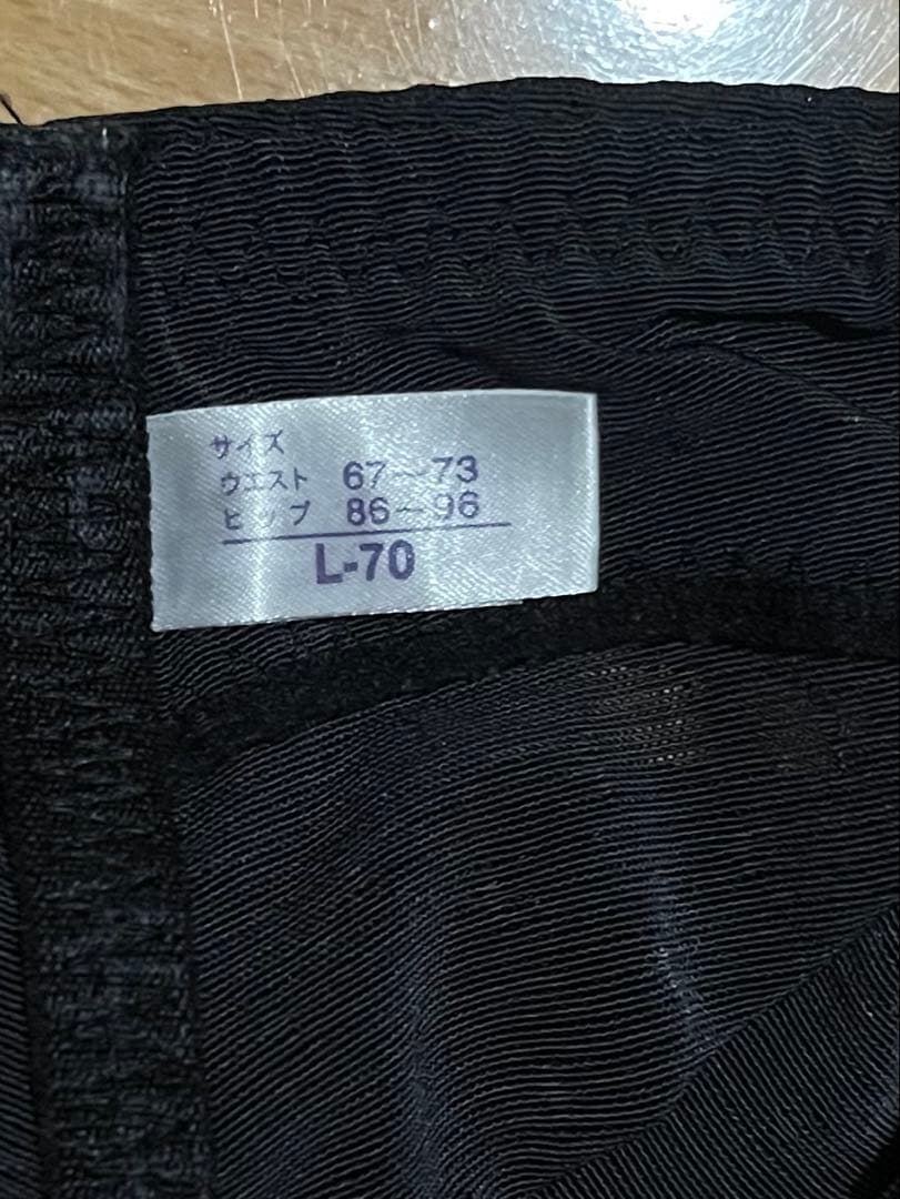 マルコ 補正下着 ロングガードル L70リュミエス　ブラック 黒