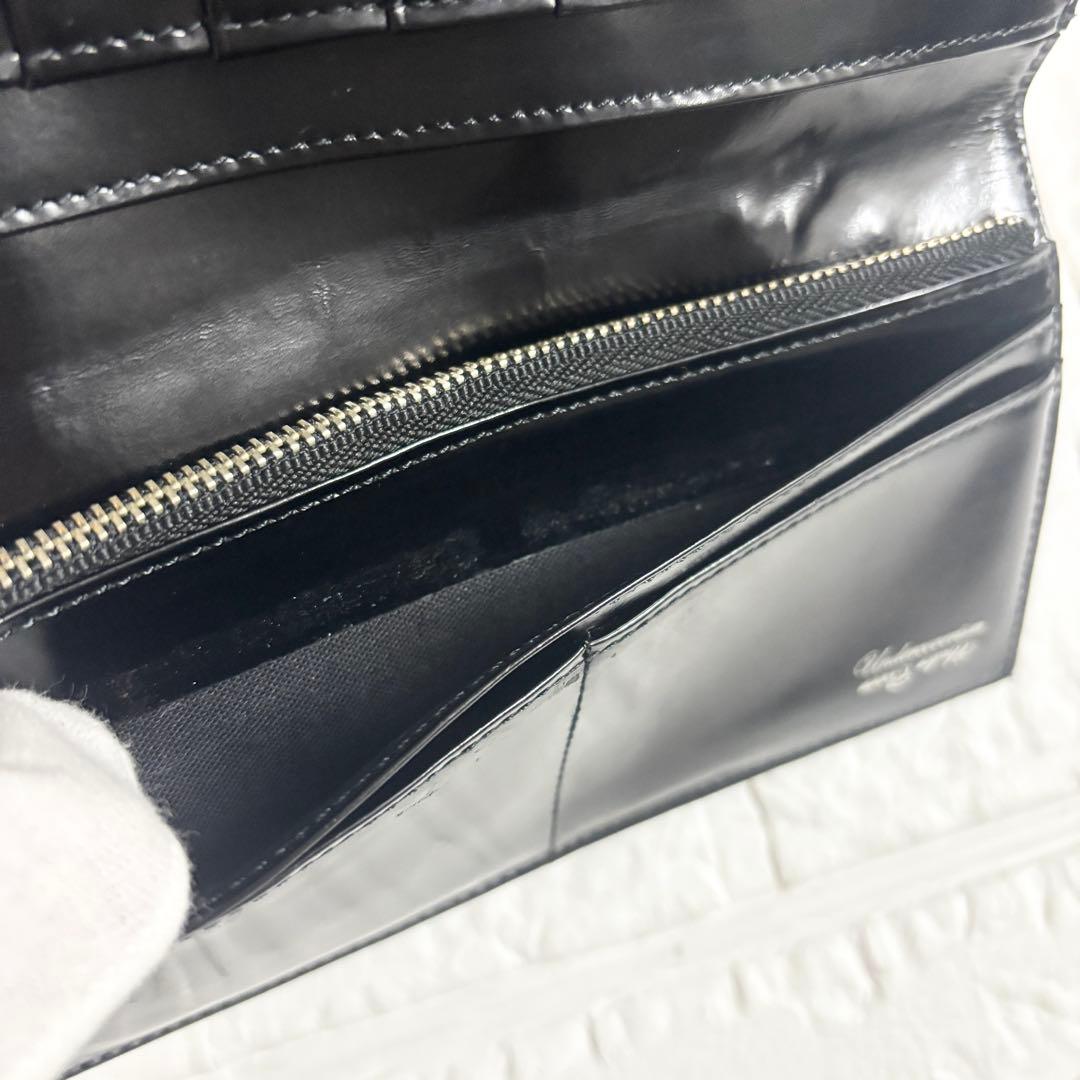 【希少】UNDERCOVERISM スカルハンド 長財布 ブラック レザー