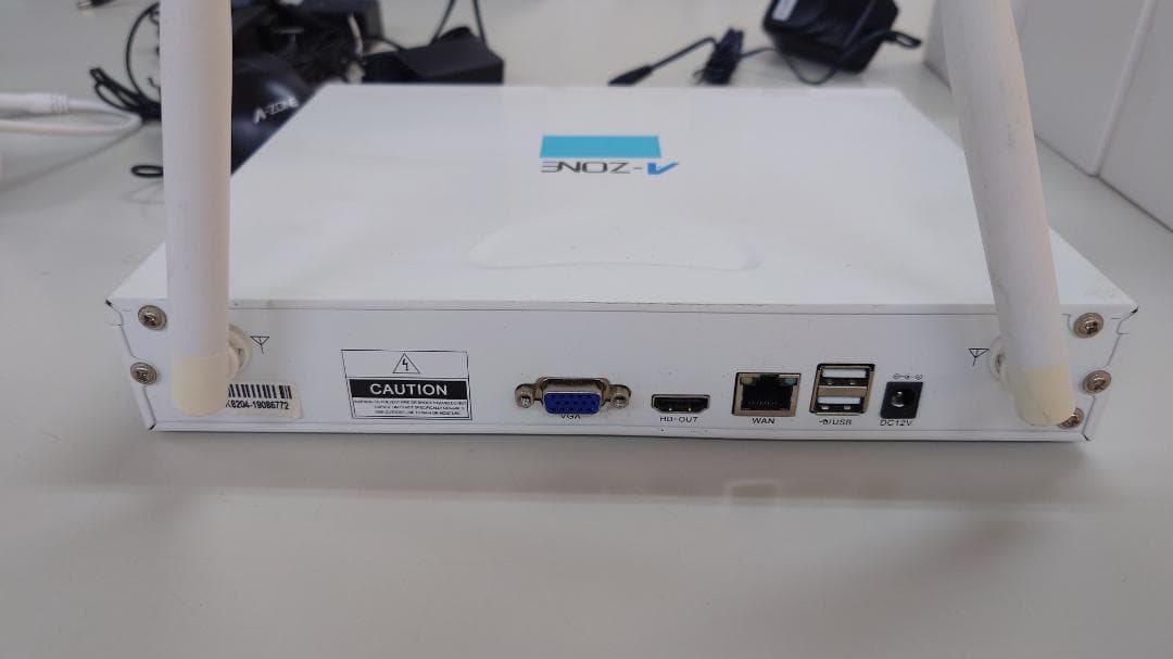 A-ZONE Wireless P2P NVR 防犯カメラ4台セット