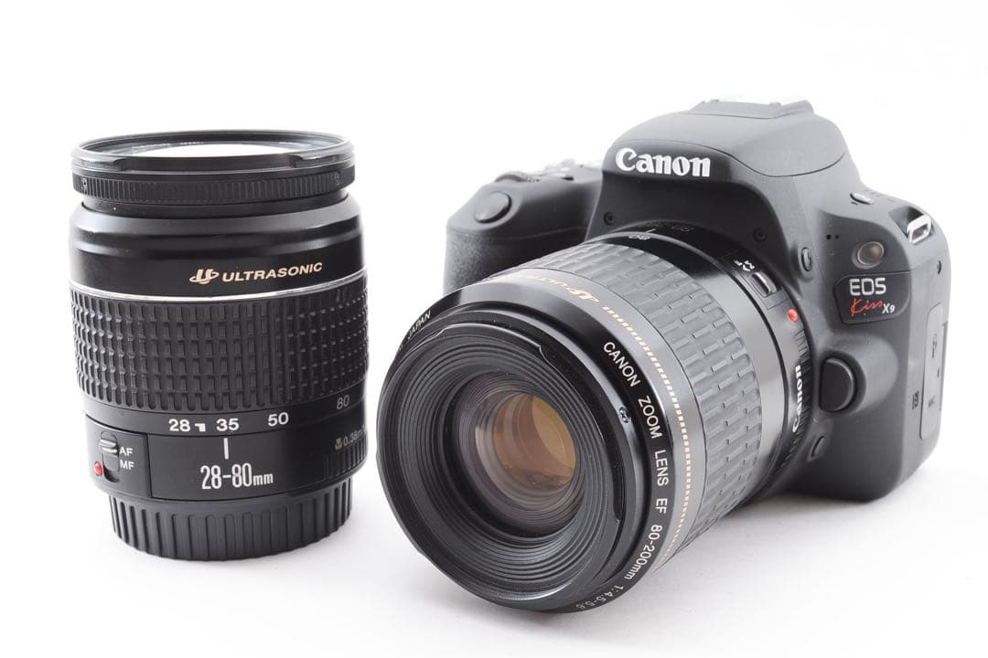 Wi-Fi /動画/canon kiss x9標準&望遠ダブルレンズセット