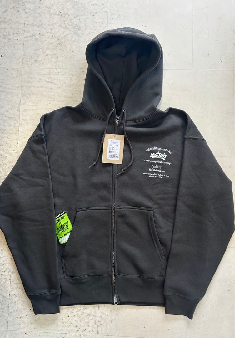 natal design ✖️ yanggao コラボパーカー　スミクロ　XL