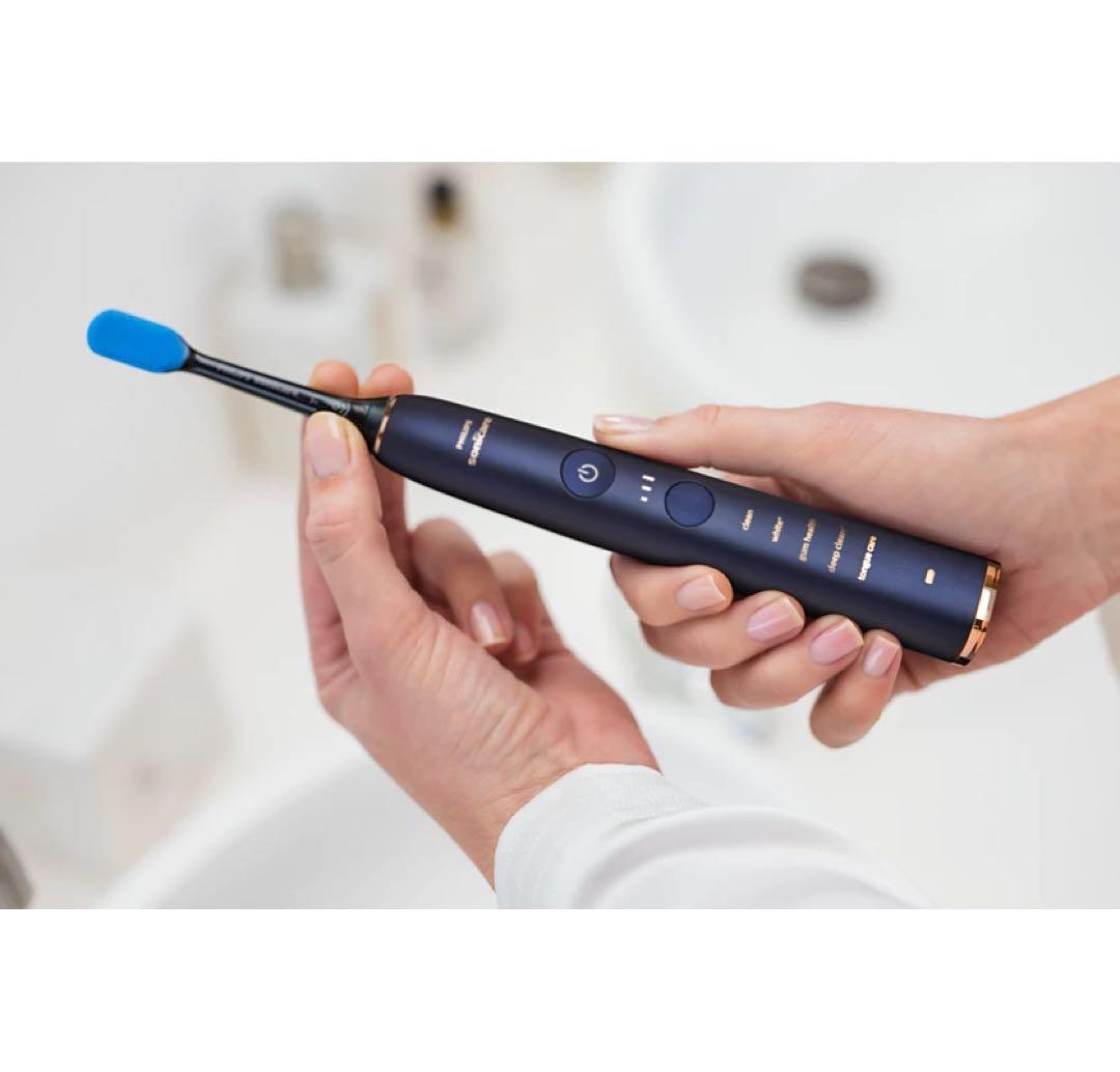 フィリップス 電動歯ブラシ ダイヤモンドクリーン　ブルーブラック HX9750