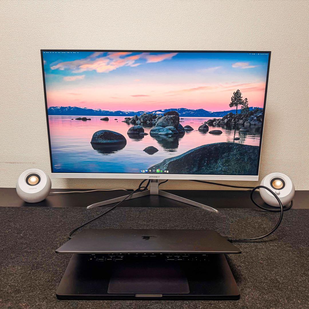 【美品・箱あり】JAPANNEXT 31.5型 4K モニター ホワイト