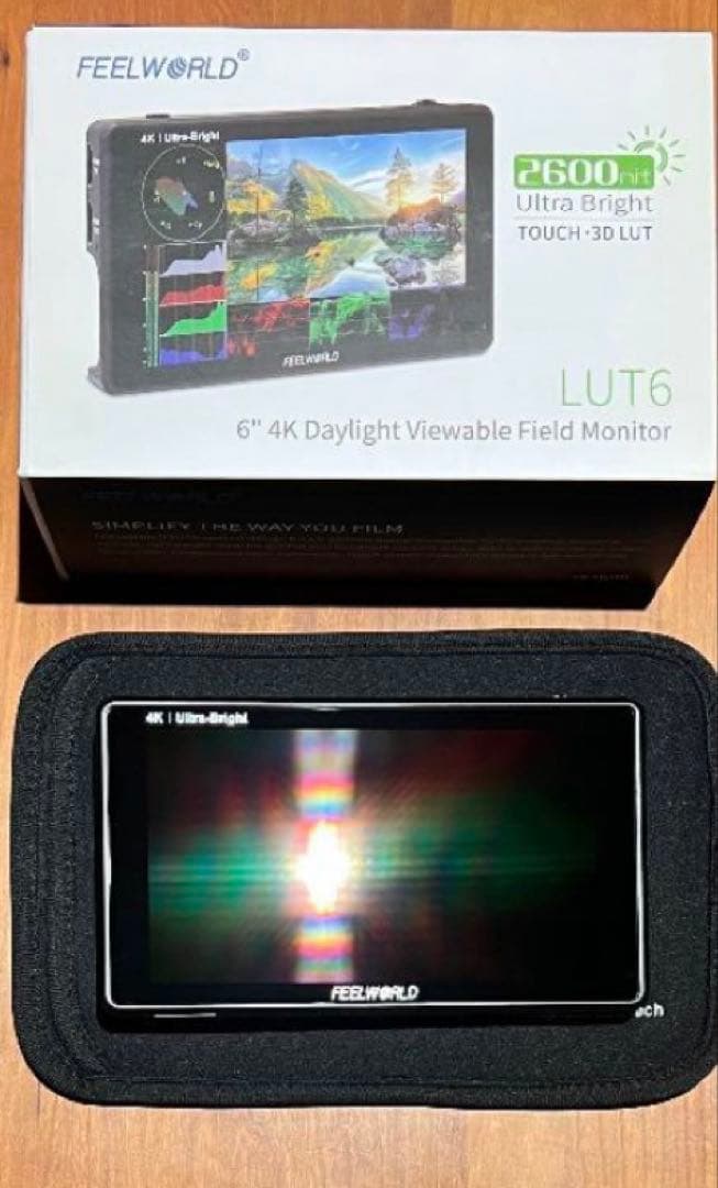 「5stars」FEELWORLD LUT6 ケージ付き