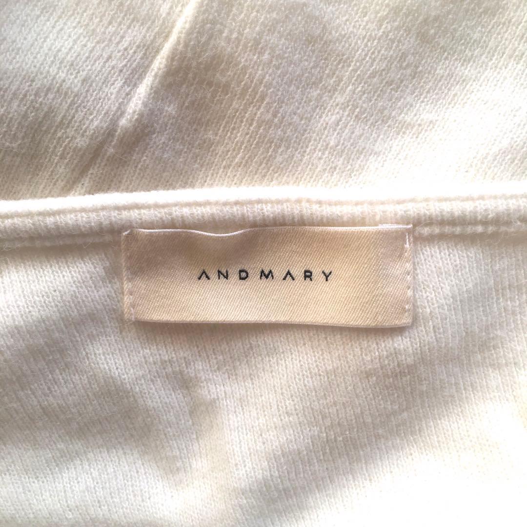 トップス andmary Nana ribbon oneshoulder tops