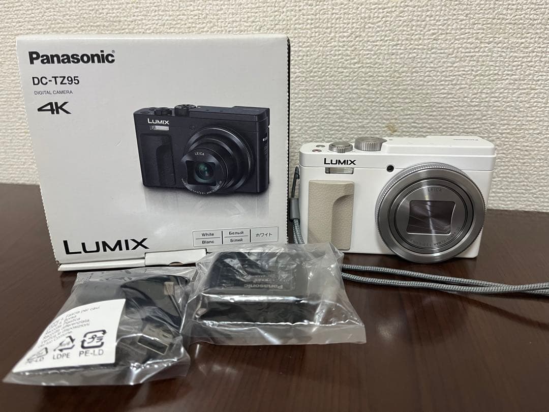 Panasonic DC-TZ95 ホワイト デジタルカメラ