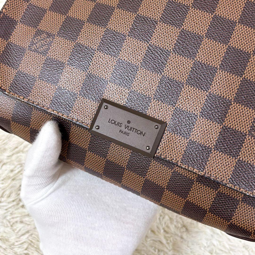 【極美品】ルイヴィトン ディストリクトPM ダミエ エベヌ N41213