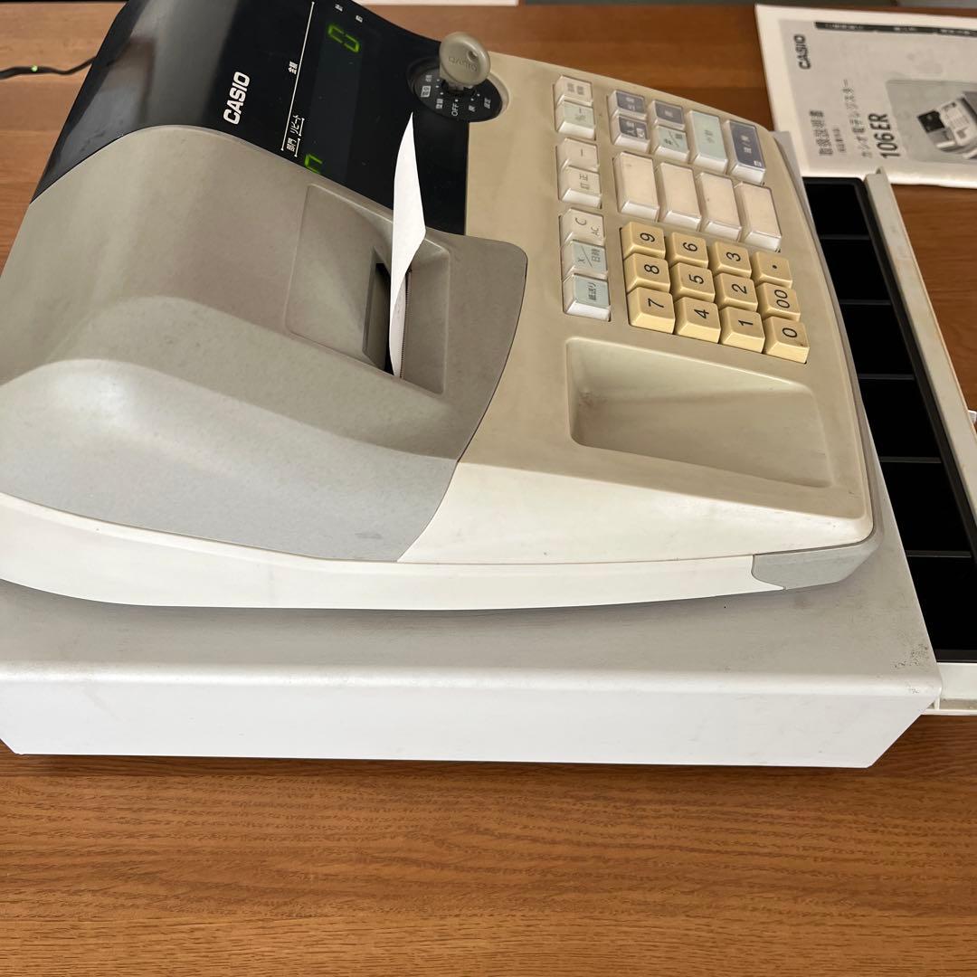 CASIO カシオ　レジスター　106ER 説明書付き