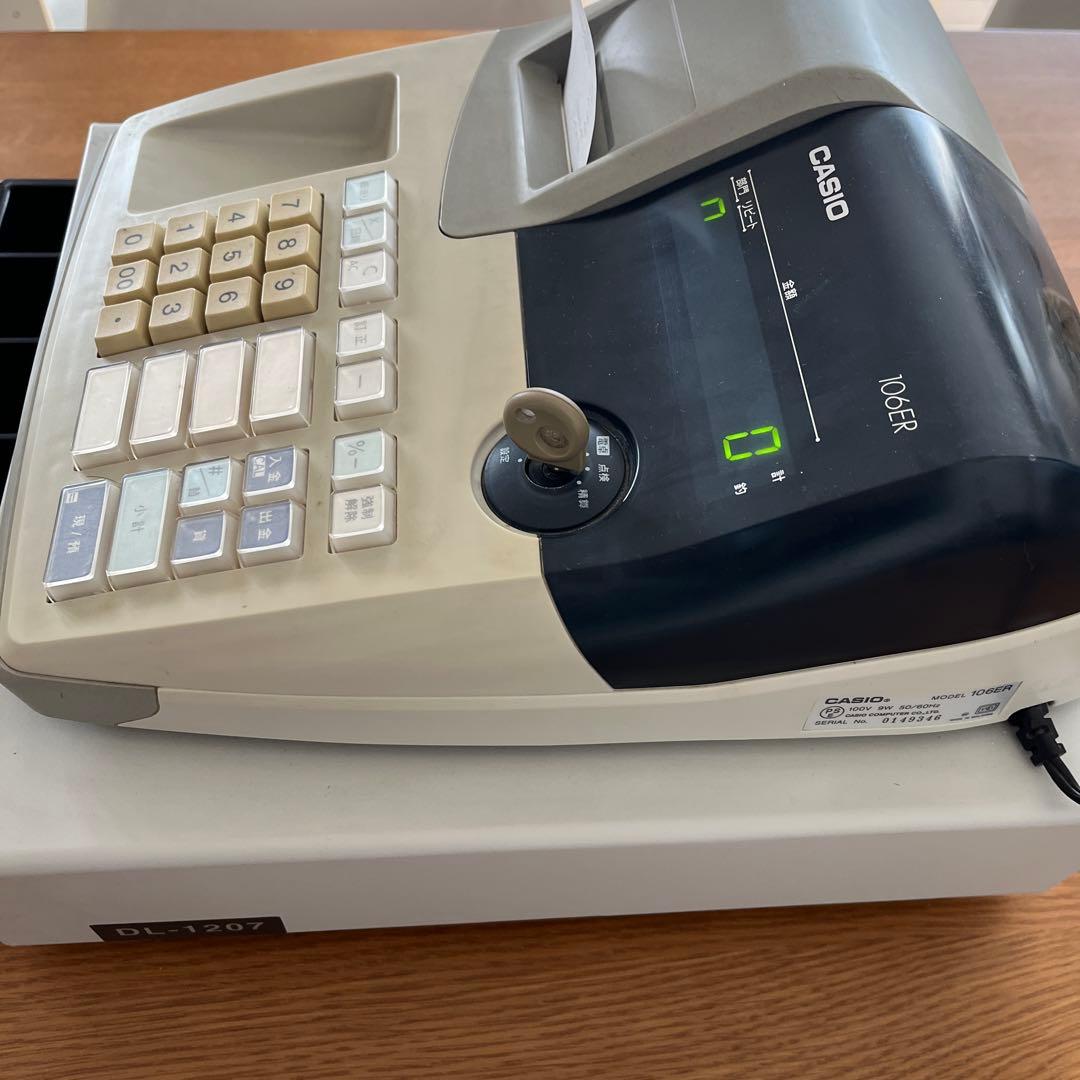 CASIO カシオ　レジスター　106ER 説明書付き