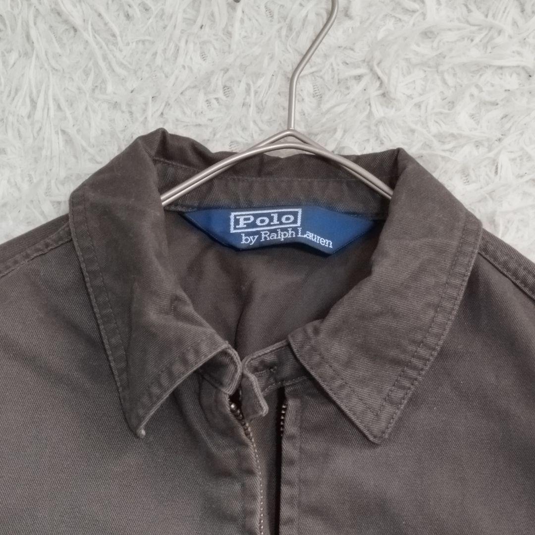 17244✨ポロラルフローレン 三角タグ スウィングトップ 90s S ブルゾン