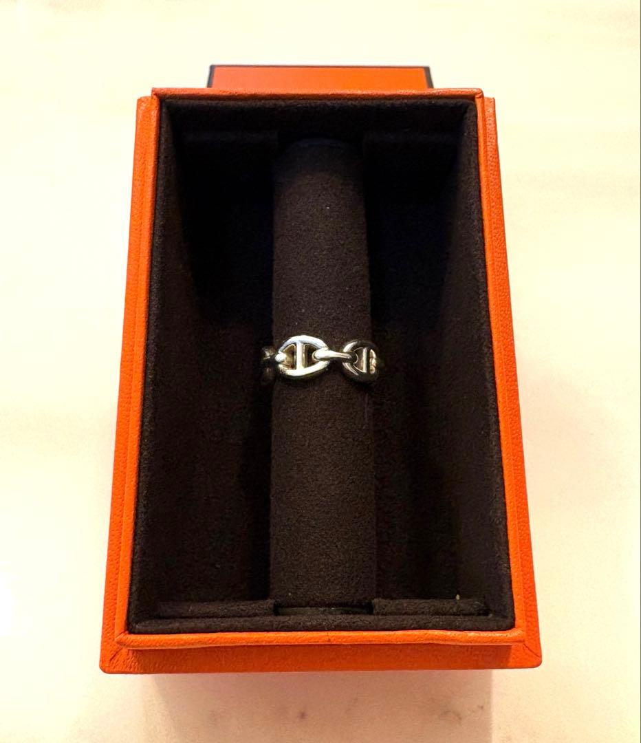 美品　HERMÈS エルメス リング シェーヌダンクル アンシェネ 46