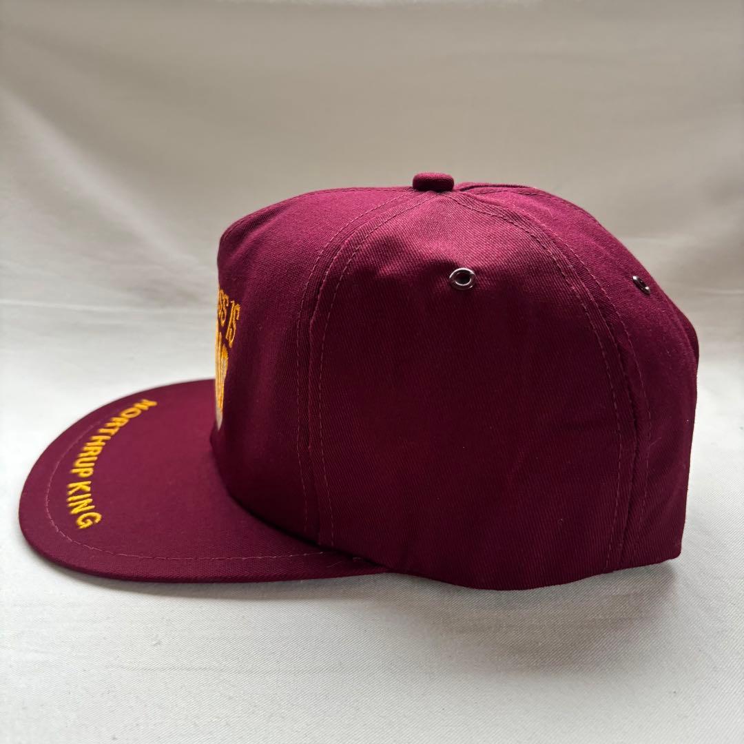 デッドストック K-PRODUCTS キャップ USA製 マルーン 帽子 刺繍