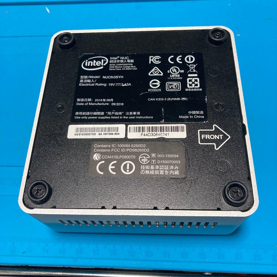 miniPC　intel NUC6 Core i3　Win11 25H2　②