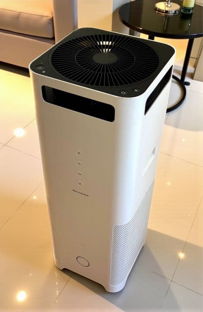 オシャレ家電【2015年製】BALMUDA空気清浄機　EJT-1100SD-WK