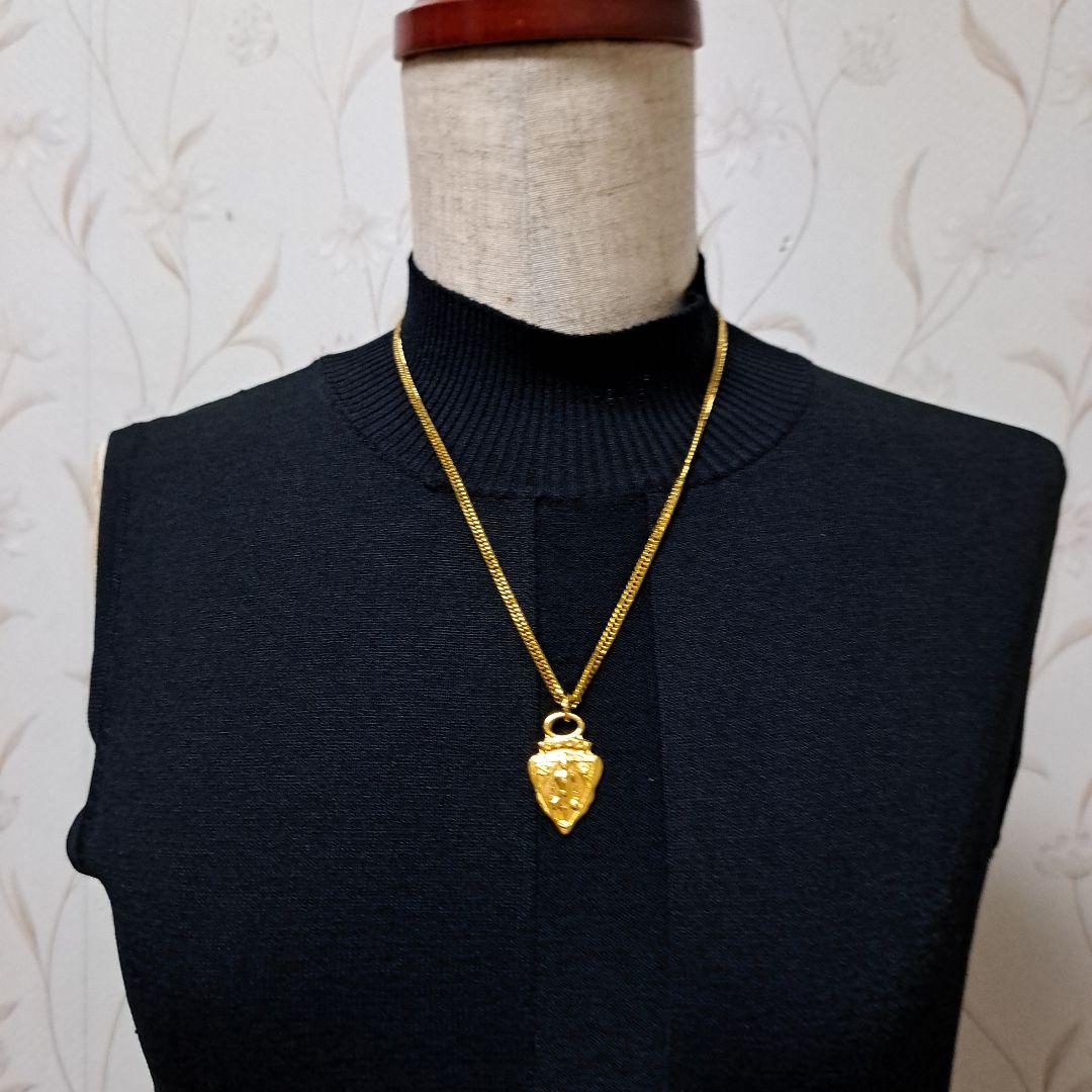 美品　GUCCI オールドグッチ チャーム 　&　チェーン50cm3㎜付き