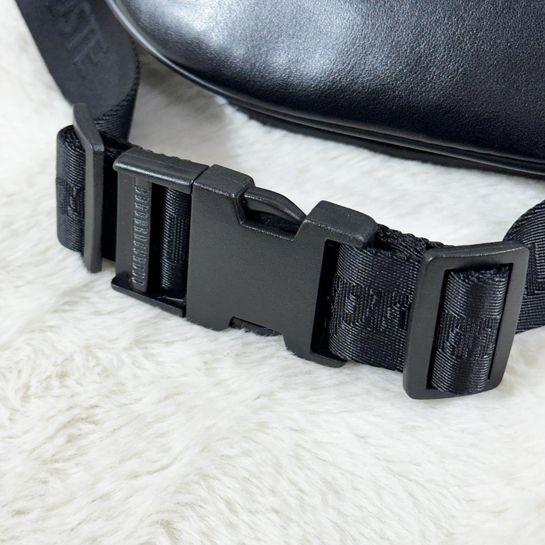 SUPREME×LACOSTE 18SS ウエストバッグ レザー 購入証明付