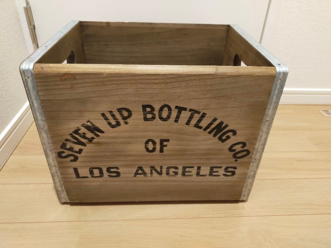セブンアップ 7up wood crate 木箱