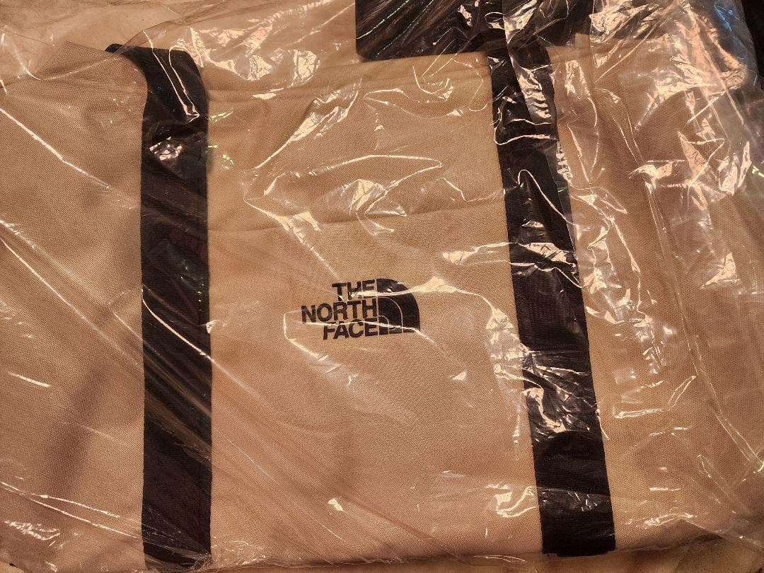 韓国限定 ノースフェイス ビックショットカーゴバッグ ボストン バッグ ベージュ