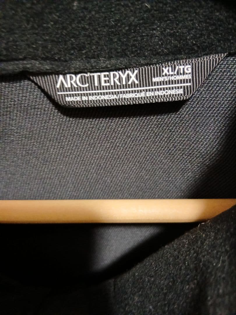 モ*シ様 ARC'TERYX ブラック ナイロンジャケット XL