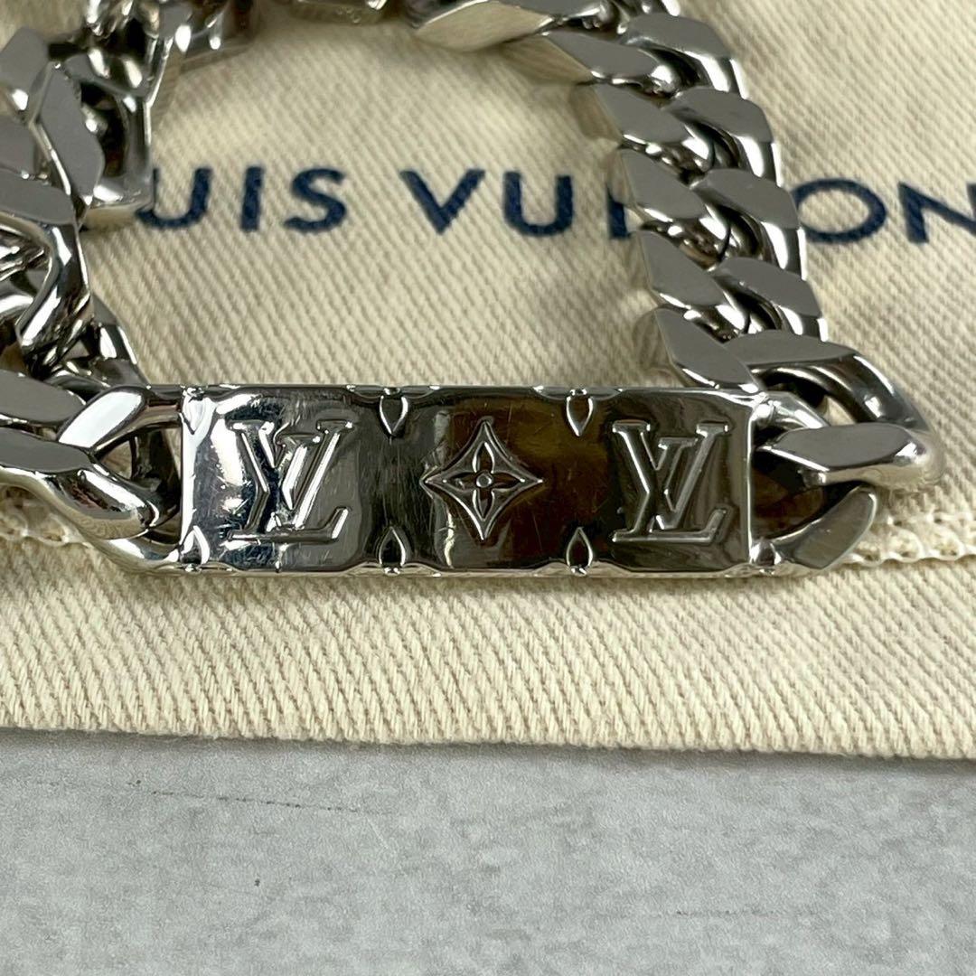 LOUIS VUITTON ルイヴィトン　チェーンブレスレット　モノグラム