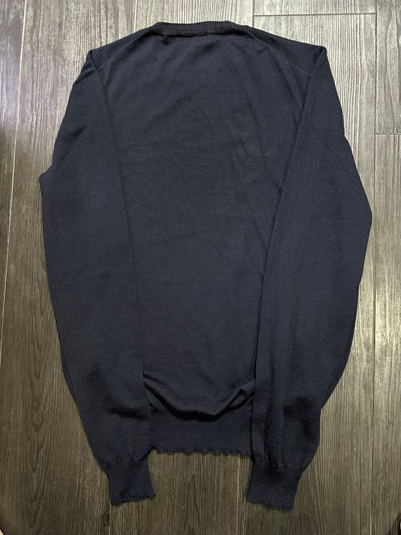 PRADA ハイゲージクルーネックニット ネイビー