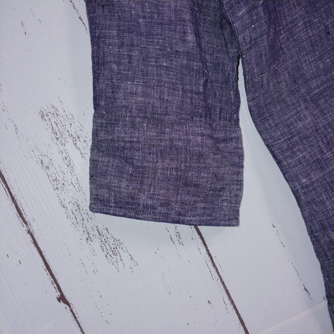 【希少モデル】ヴィヴィアン・ウエストウッド 変則シャツ くすみグレー 刺繍ロゴM