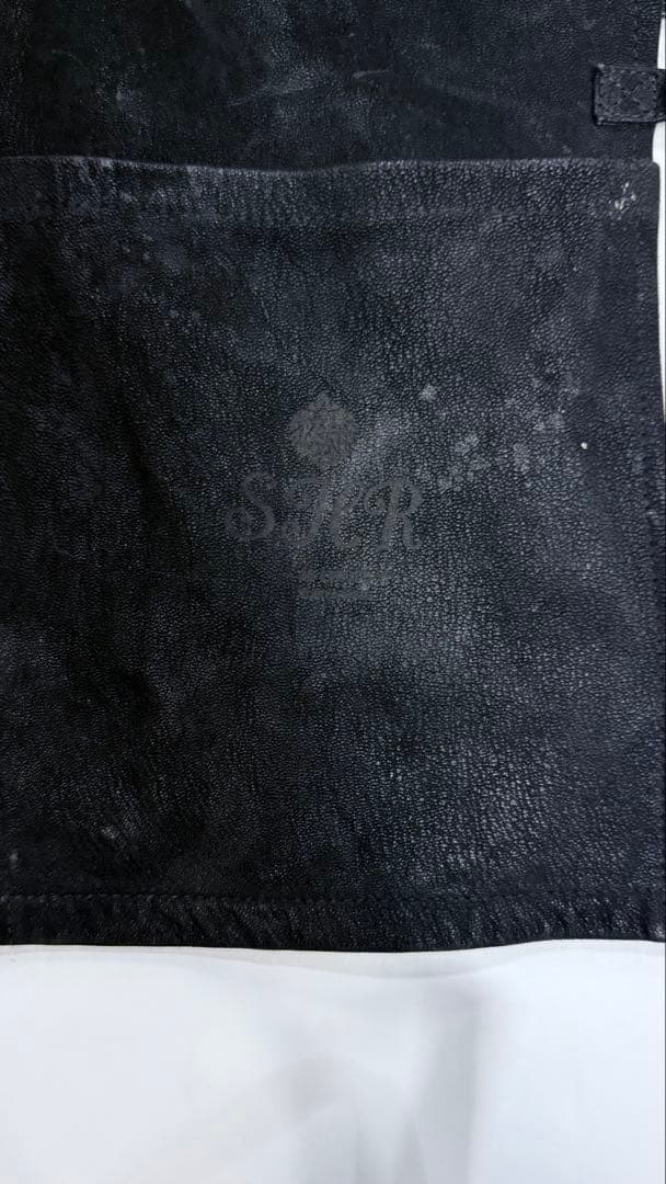 珍品　share spiritレザーエプロン　ゴートスキン. 箱new