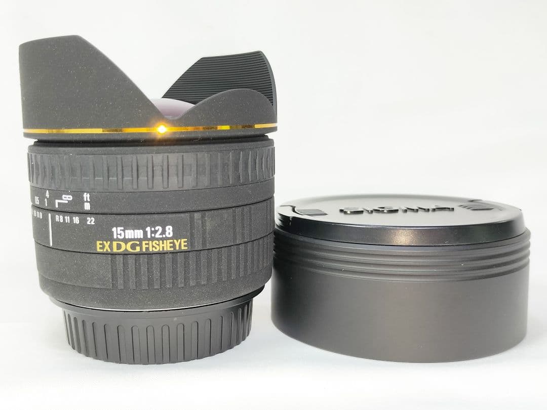 ジャンク SIGMA 15mm F2.8 EX DG FISHEYE canon