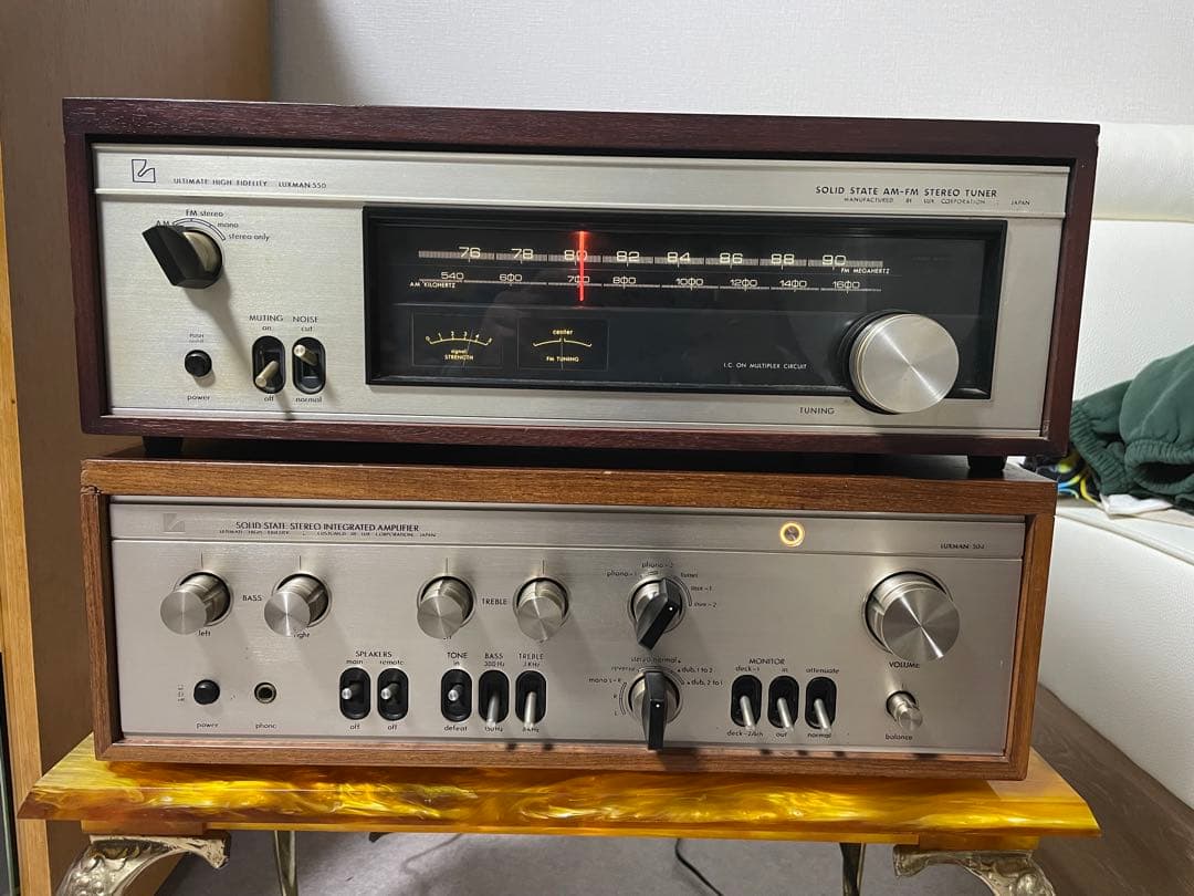 LUXMAN L-540 ,WL-550 セット動作確認済み