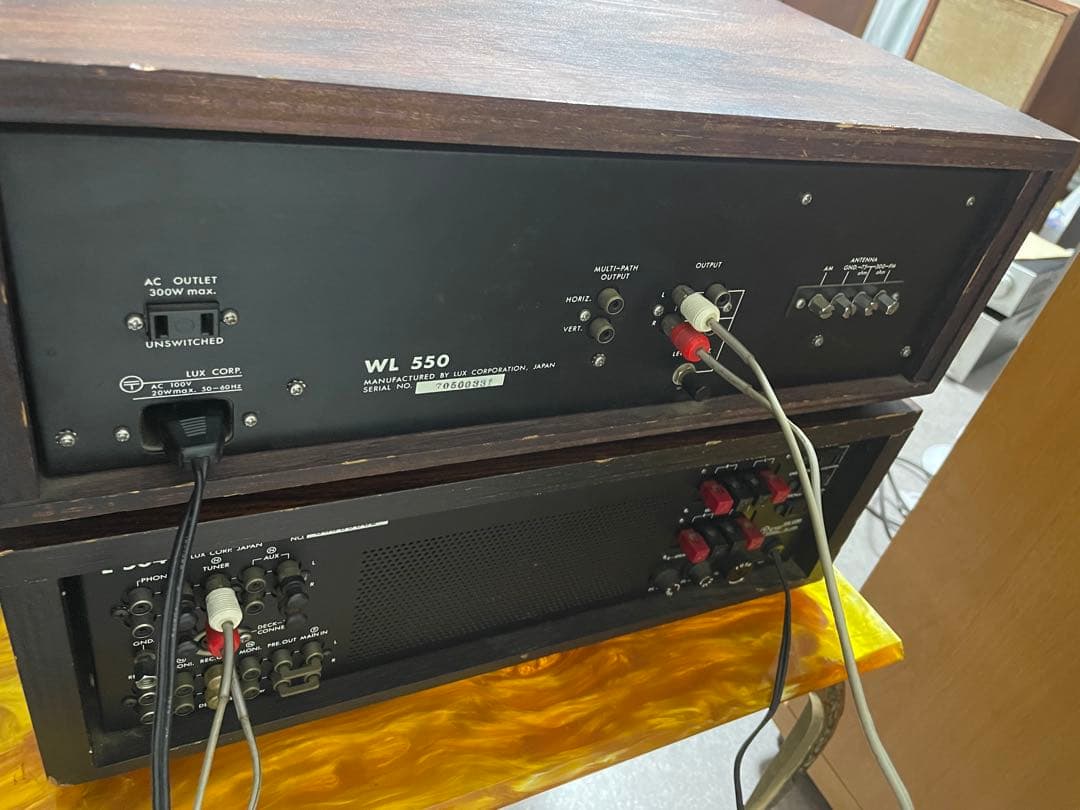 LUXMAN L-540 ,WL-550 セット動作確認済み