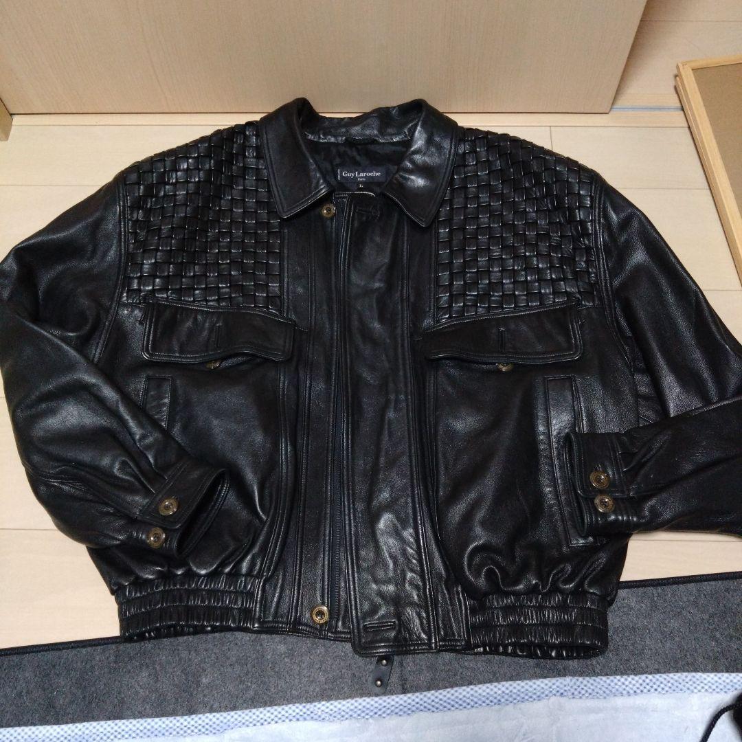 羊革レザージャケット メンズL ライダース ギラロッシュ 柔らかい日本製