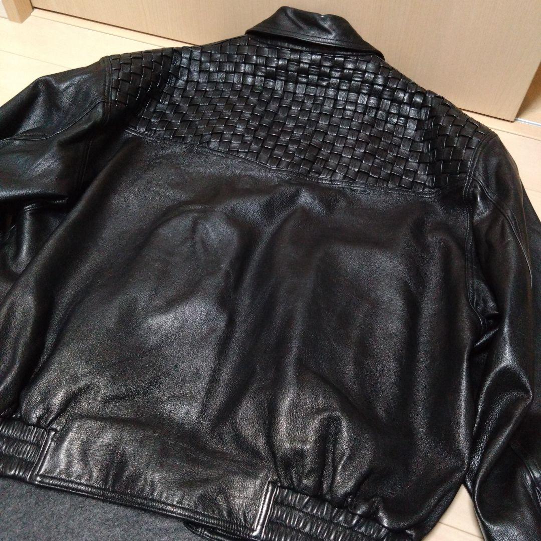 羊革レザージャケット メンズL ライダース ギラロッシュ 柔らかい日本製