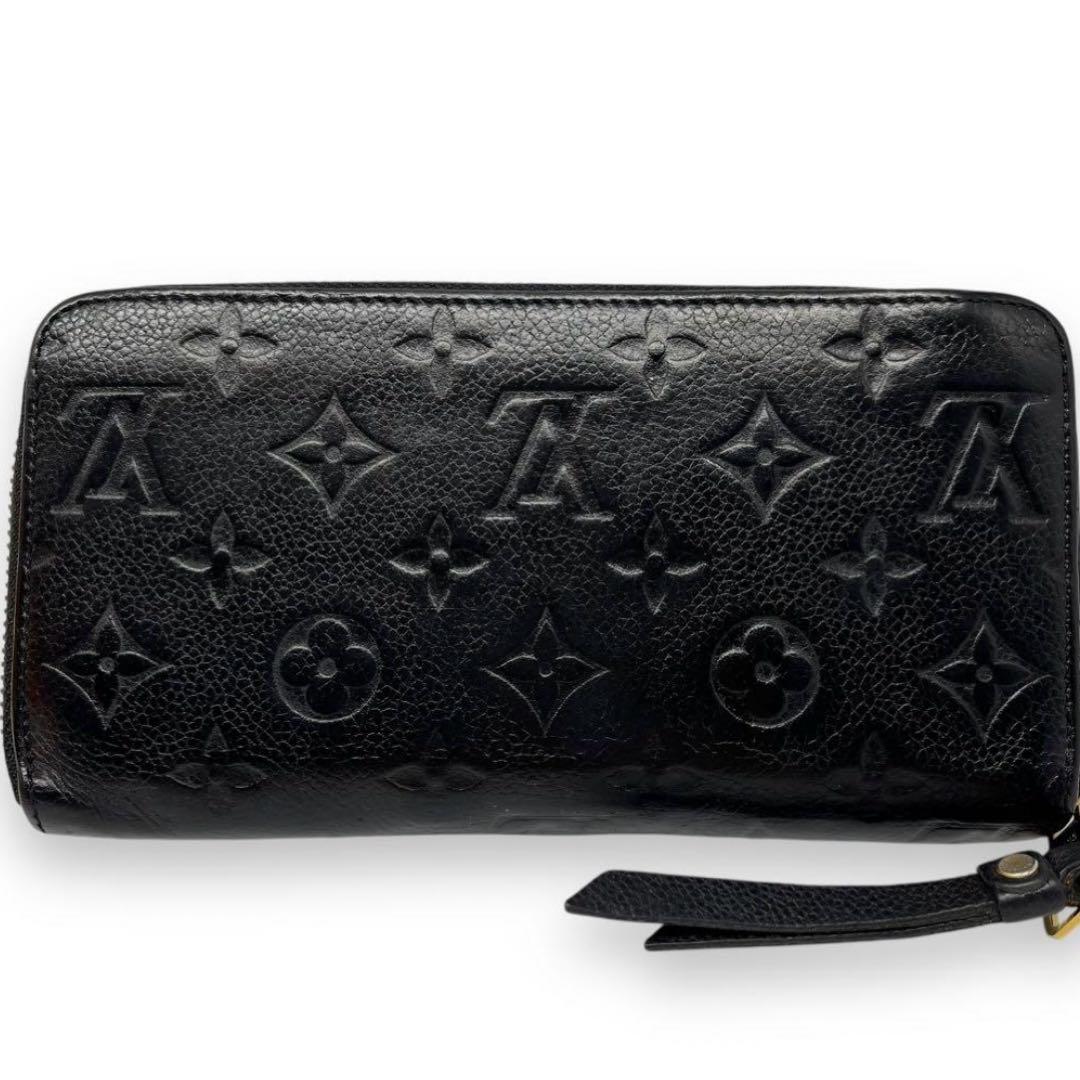 良品■ルイヴィトン　アンプラント　ジッピーウォレット　M61864　ノワール