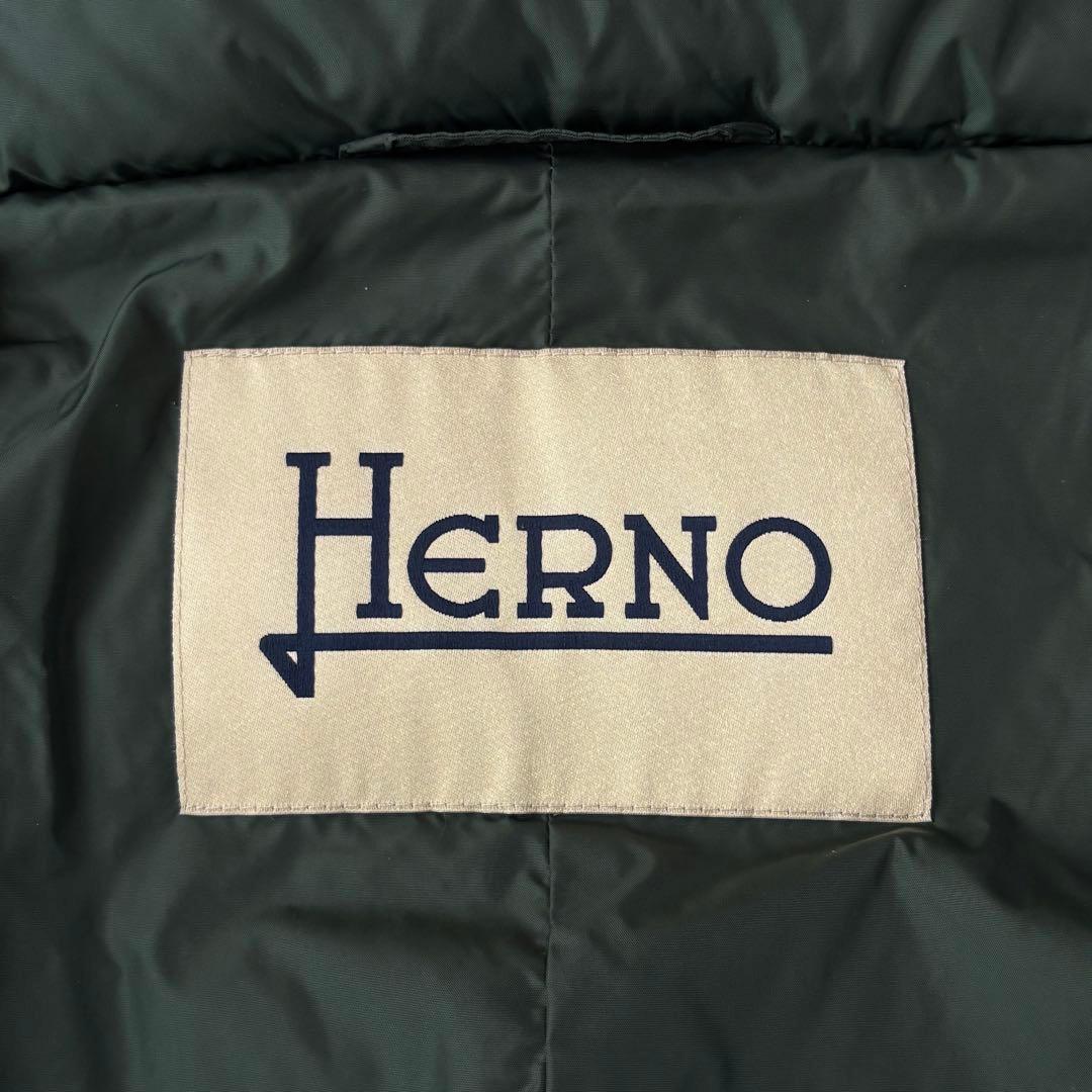 ヘルノ POLAR TECH ダウンコート 2way フォックスファー 44