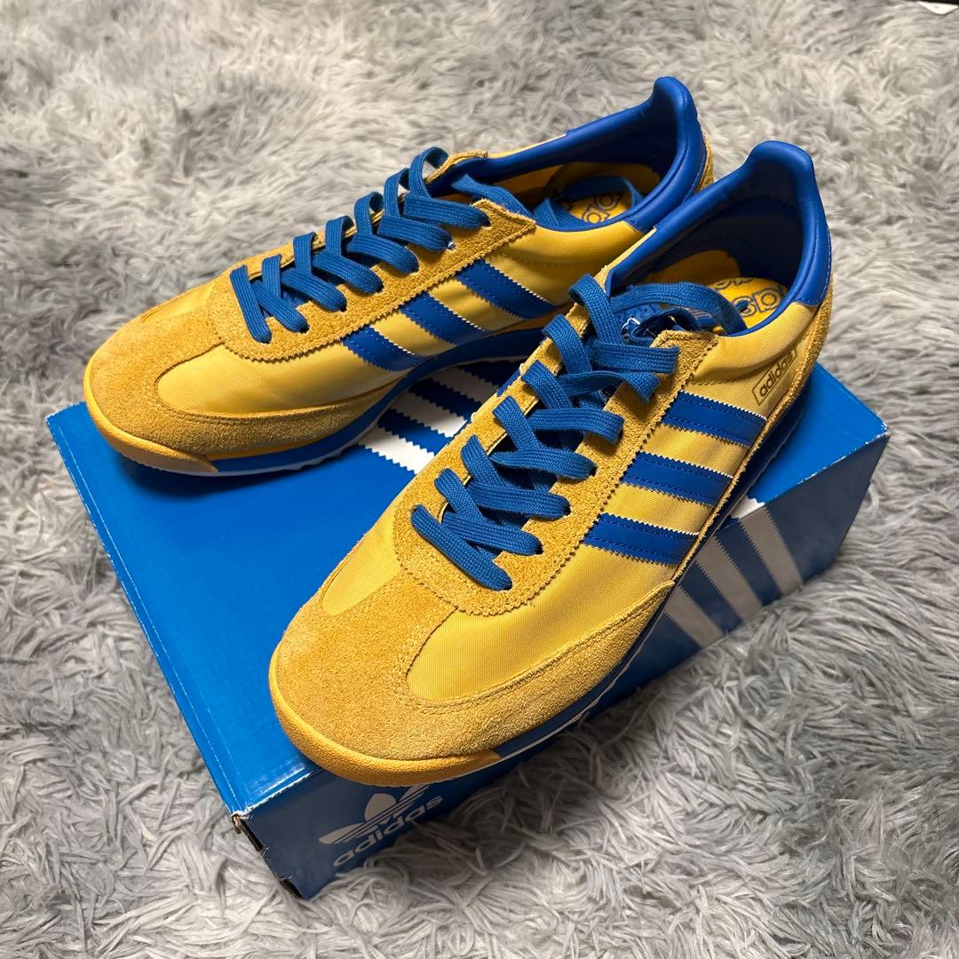 アディダス SL 72 IE6526 イエロー×ブルー 着用一度 adidas