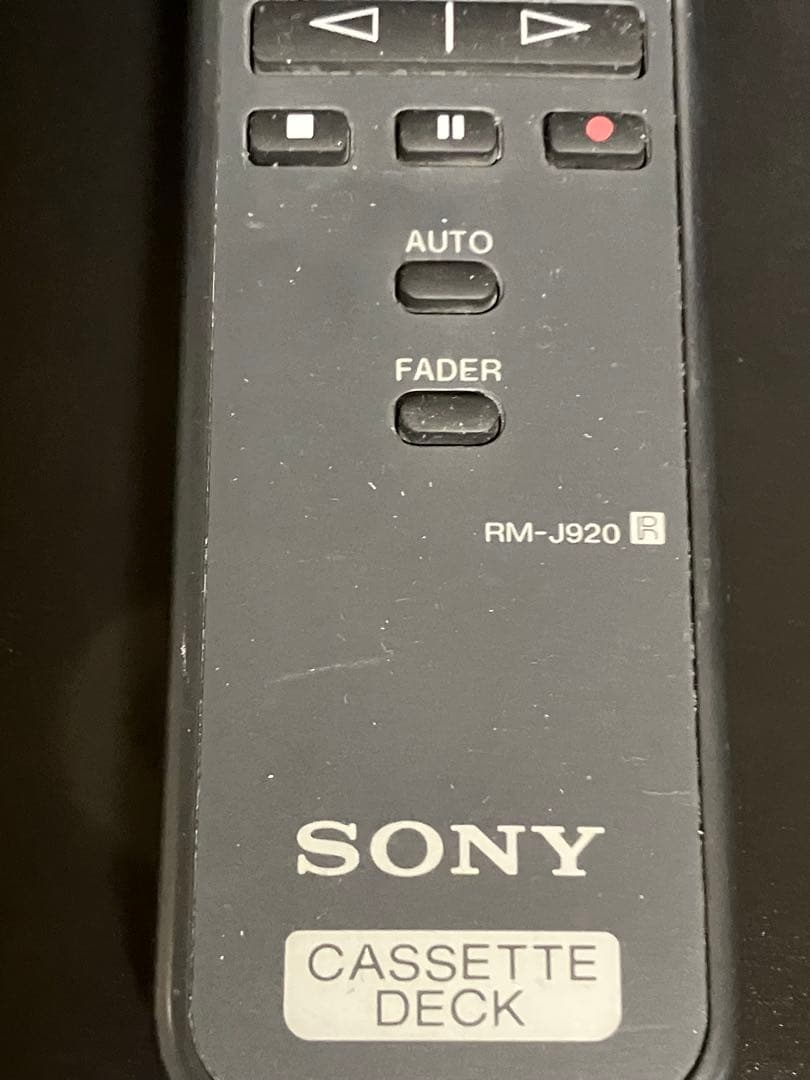 【美品・動作品】SONY TC-WE435 カセットデッキ／カセットテープ付き