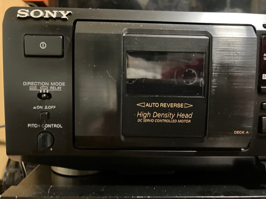 【美品・動作品】SONY TC-WE435 カセットデッキ／カセットテープ付き