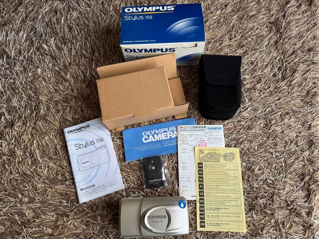 【箱取説有・付属品未使用】OLYMPUS　オリンパス　STYLUS 150