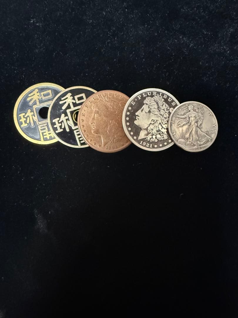 本物ウォーキングリバティ モルガンダラー その他5枚セット ケース付き