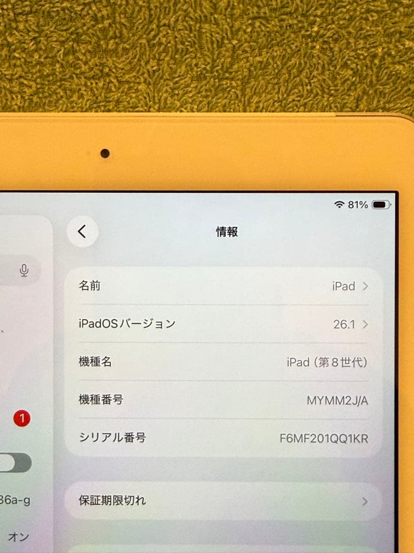 Apple iPad Wi-Fiモデル(第8世代) スタンドケース付き