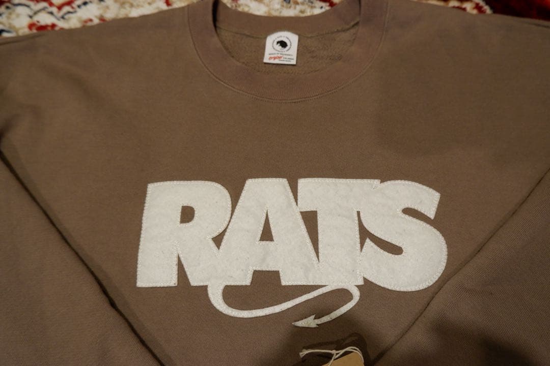 G*D様 RATS BOX LOGO CREW NECK SWEAT XXL