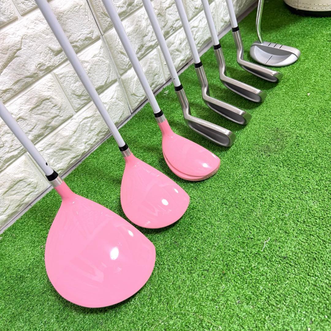 ゴルフセット　初心者応援　レディース　PureSpin 右打ち　ラウンドOK